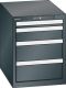 Schubladenschrank 4 Schubladen 411x572x533 NCS S 9000-N Lista 18x27E 78.414.060