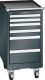 Schubladenschrank 6 Schubladen 411x572x840 NCS S 9000-N Lista 18x27E 78.428.060