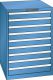 Schubladenschrank 9 Schubladen 717x725x1000 RAL 5019 Lista 36x36E 78.648.040