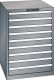Schubladenschrank 9 Schubladen 717x725x1000 NCS S 4502-B Lista 36x36E 78.648.080