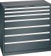 Schubladenschrank 7 Schubladen 1023x572x1000 NCS S 9000-N Lista 54x27E 78.760.060