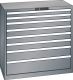Schubladenschrank 8 Schubladen 1023x572x1000 NCS S 4502-B Lista 54x27E 78.765.080