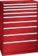 Schubladenschrank 9 Schubladen 1023x572x1450 RAL 3003 Lista 54x27E 78.766.070