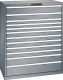 Schubladenschrank 12 Schubladen 1193x725x1450 NCS S 4502-B Lista 64x36E 78.842.080