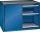 Schubladenschrank Schiebetren 1430x627x1020 RAL 5010 Lista 36x27E 79.426.090