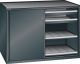 Schubladenschrank Schiebetren 1430x627x1020 NCS S 9000-N Lista 36x27E 79.433.060