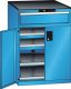 Schubladenschrank Flgeltren 717x753x1020 RAL 5012 Lista 36x36E 79.457.010