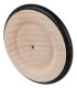 Holzrad A50.070, Produkttyp: Räder, Material/Art des Radkörpers: Holz, Material der Lauffläche: Gummi schwarz, Lager: Gleitlager, Ø Rad:  73 mm