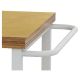 Transportwagen Breite 1250 mm, 1 x Arbeitsplatte Buche Multiplex, 1 x Fachboden Buche-Multiplex