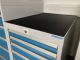 Riffelgummimatte in den Abrollrand Breite T500-6, BxT 680 x 500mm