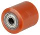 Polyurethanrad C40.82.20H, Produkttyp: Rder, Material/Art des Radkrpers: Stahl, Material der Laufflche: Guss-Polyurethan 95 +/- 3 Shore A, Lager: Kugellager,  Rad:  82 mm, Tragkraft: 900 kg