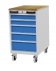 Mobiler Schubladenschrank Tiefe 736 mm, R 18-24, 5x Schublade