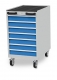 Mobiler Schubladenschrank Tiefe 736 mm, R 18-24, 7x Schublade