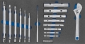 Werkzeugeinsatz,  Inlett zweifarbig schwarz/blau