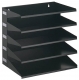 Sortierrack aus Metall mit 5 Fchern im Format DIN A4
