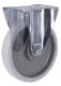 Bockrolle thermoplastisch, 200 x 40 mm, grau