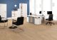 Anstell-Schiebetrenschrank Oberboden 25 mm, mit Stellfen, abschliebar, 1200x425x720, Wei/Wei